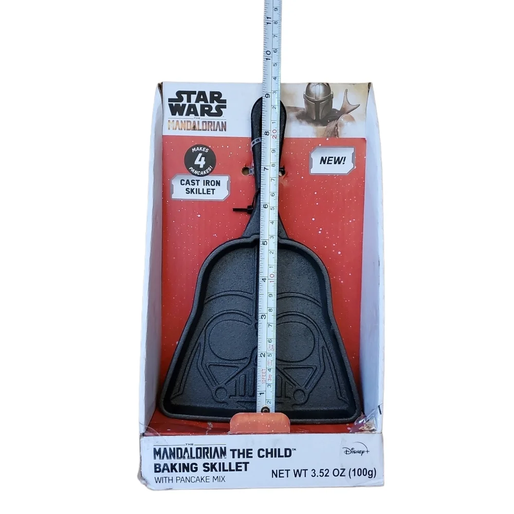 Disney‎ Star Wars Darth Vader Cast Iron Baking Skillet With Pancake Mix